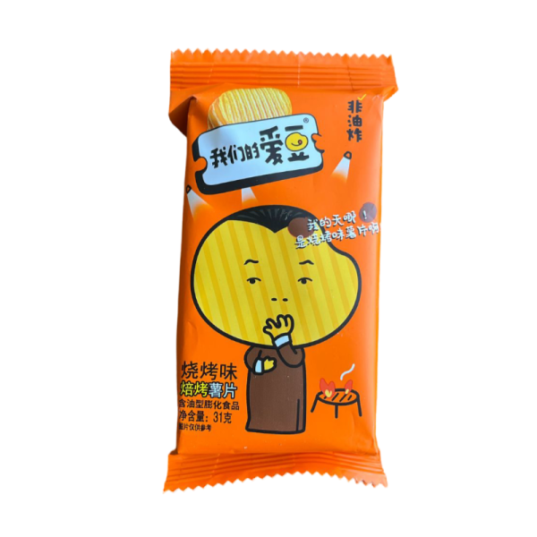 Chipsy Weilong so vkusom barbekyu 31g