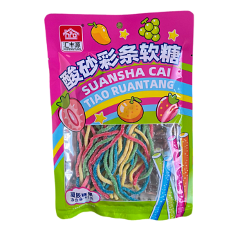 Мармеладные конфеты Huifengyuan кислые палочки 85г