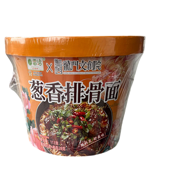 Лапша LeiQia Дракон со вкусом свиных рёбрышек с луком стакан 113г