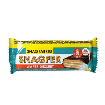 Батончик вафельный Snaq Fabriq Ванильный крем и бельгийский шоколад 45г