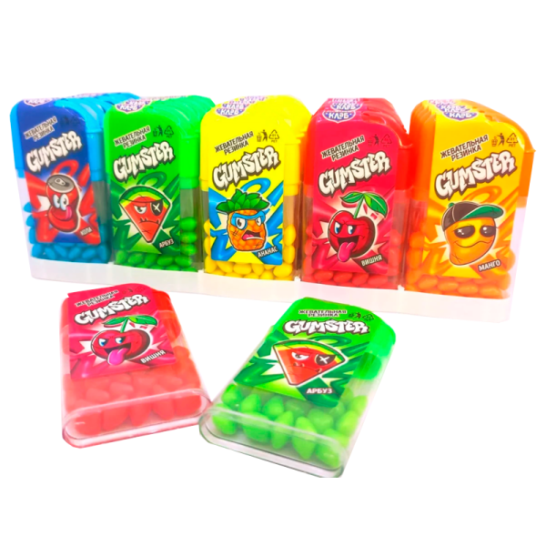 Zhevatelnaya rezinka Gumster assorti 8g