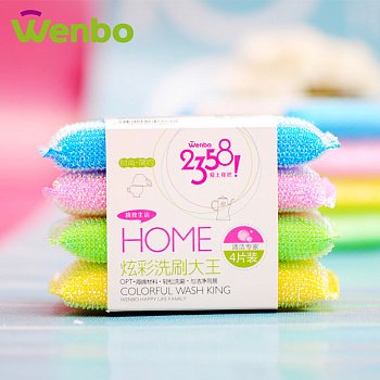 Губка Wenbo 2358 4шт