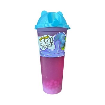 Напиток Guotingxingyu Bao Jiang Bubble Tea с желейными шариками со вкусом черники 620мл 