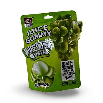 Мармеладные конфеты Huifengyuan с жидкой начинкой со вкусом апельсина 100г