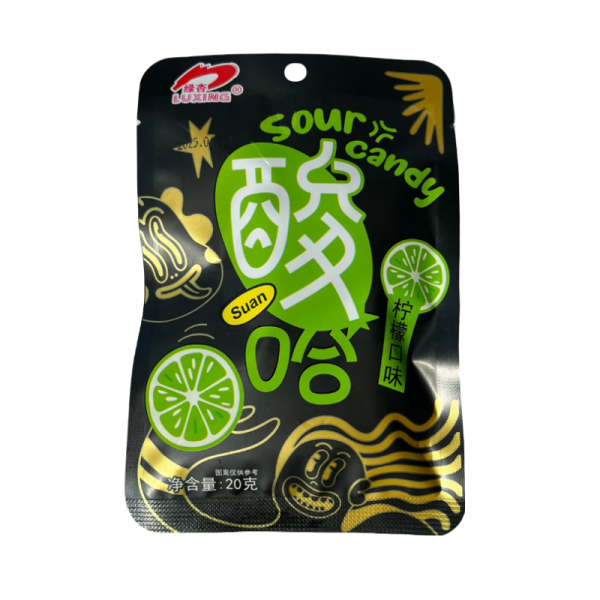 Konfety Luxing kislye so vkusom layma 20g