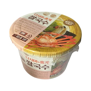 Лапша Badabon рисовая со вкусом краба 93г