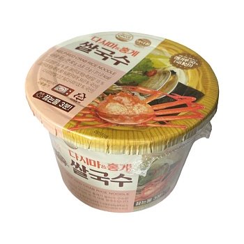 Лапша Badabon рисовая со вкусом краба 93г