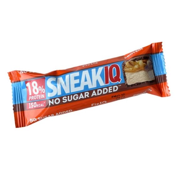 Batonchik FizIQ SneakIQ s solenoy karamelyu i arakhisom bez sakhara 50g