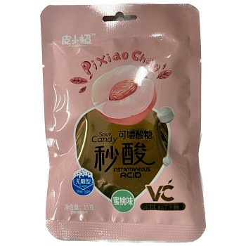 Драже PixiaoChao Кислые Персик 15г