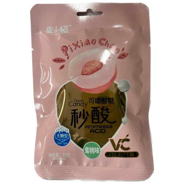 Drazhe PixiaoChao Kislye Persik 15g