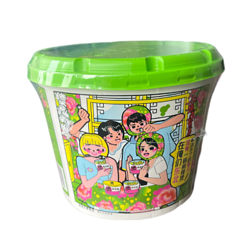 Лапша HeZhengRan самонагревающаяся острая 217г