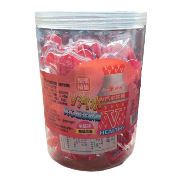 Marmelad Healthy s zhidkoy nachinkoy klubnika