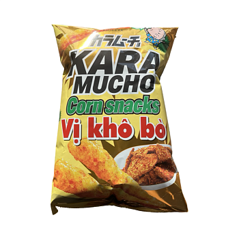 Чипсы кукурузные Karamucho со вкусом вяленной говядины 57г 