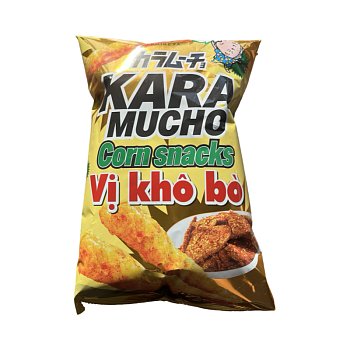 Чипсы кукурузные Karamucho со вкусом вяленной говядины 57г 