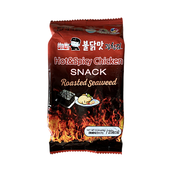 Капуста морская Gwangcheon со вкусом острой курицы 4г