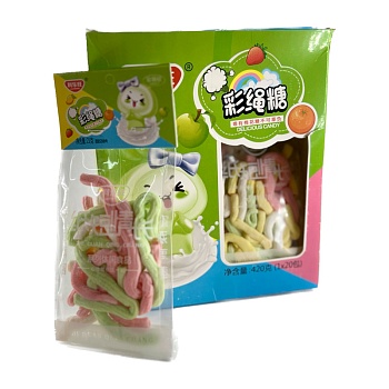 Зефир Lilewang Ассорти с начинкой 21г