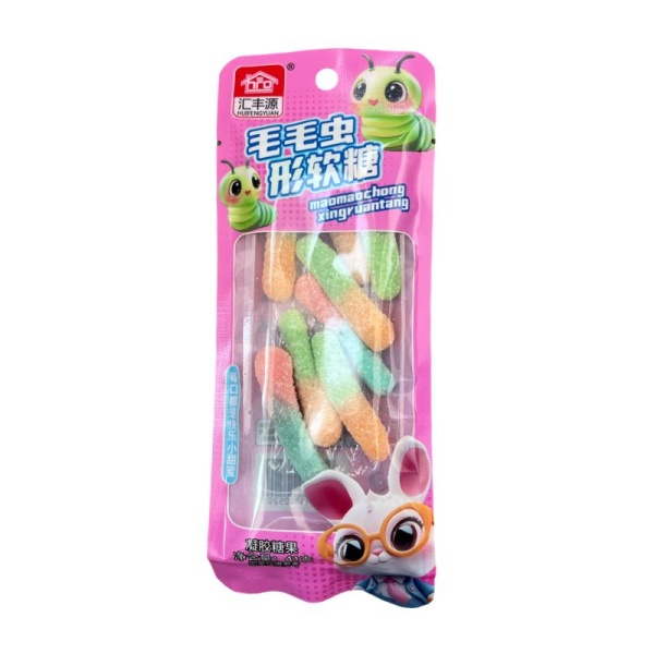 Marmeladnye konfety Huifengyuan Blue gusenitsy 41g