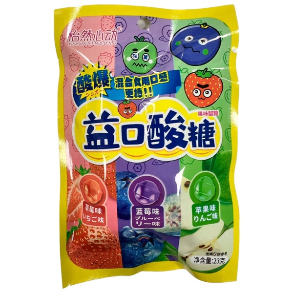 Konfety Yiranxindong Kislye Assorti 23g