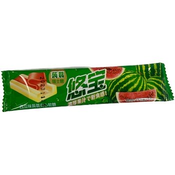 Конфеты жевательные Youbao с начинкой Арбуз 14г