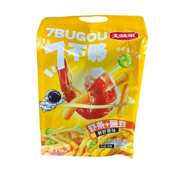 Chipsy Tianweijia so vkusom krevetki 260g