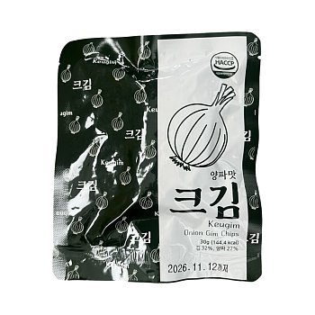 Чипсы Keugim из Морской капусты с луком 30г
