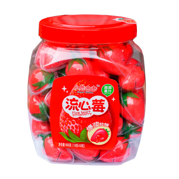 Marmelad Deer DaDa s zhidkoy nachinkoy klubnika 900g