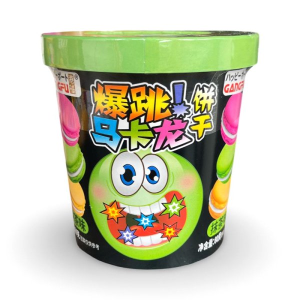 Pechene-sendvich Gang-Fu Makaron so vkusom chaya Matcha i vzryvnoy karamelyu 80g