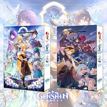 Пакет подарочный Yokee Genshin Impact Y-02 41*47*9см