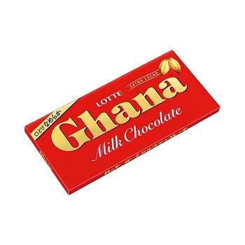 Шоколад LOTTE Ghana молочный 50г