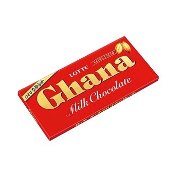 Шоколад LOTTE Ghana молочный 50г