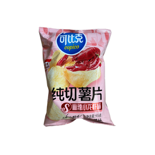 Chipsy Copico so vkusom ostrykh rakov 65g