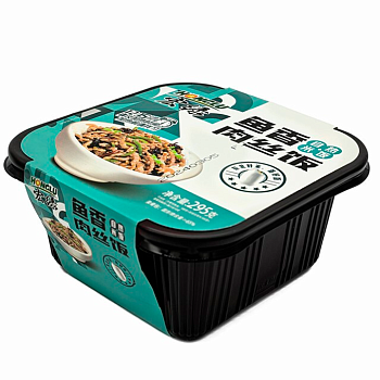 Рис Honglu с овощами и мясным фаршем 295г самонагревающийся 