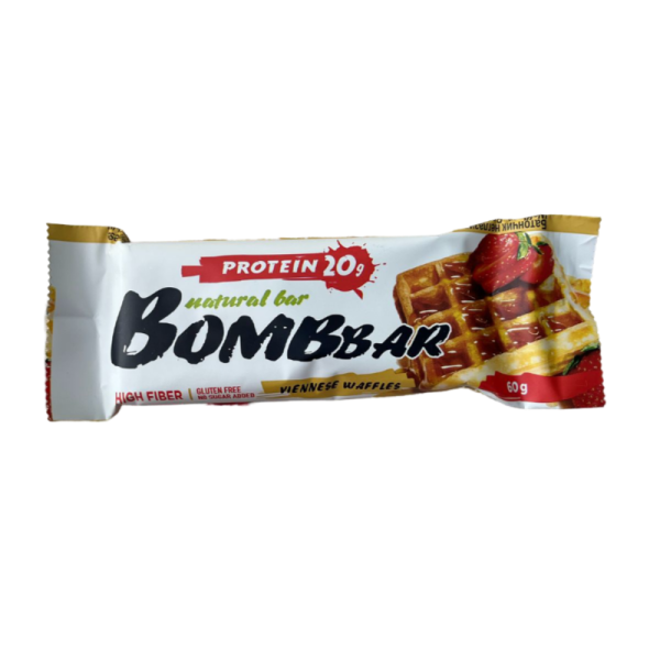 Batonchik Bombbar so vkusom Venskie vafli 60g