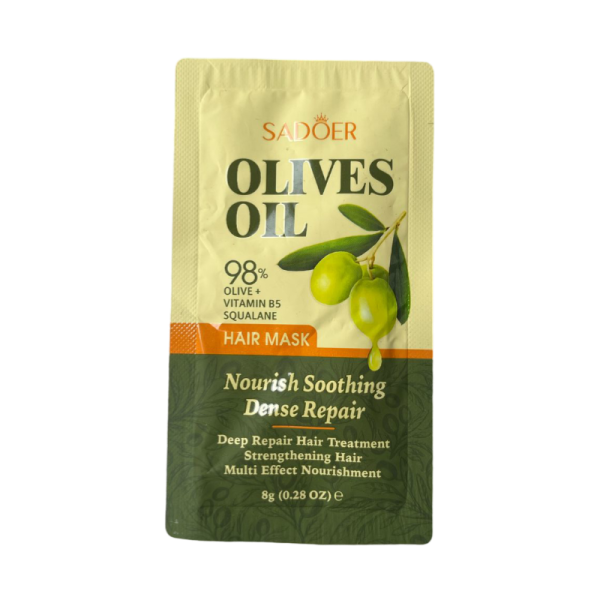 Maska Sadoer dlya volos s olivkovym maslom 8g