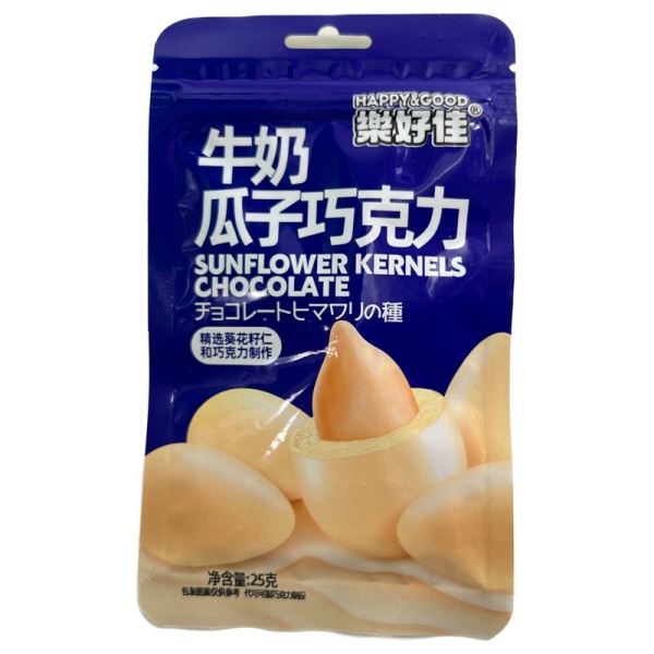 Semechki Happy&Good Belyy shokolad 25g