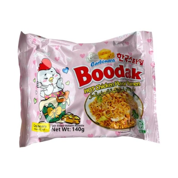 Lapsha Boodak so vkusom ostroy kuritsy Karbonara 140g