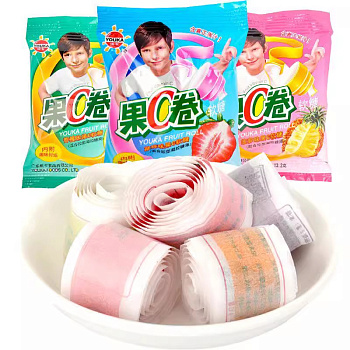 Мармелад Youka Фруктовый на ленте 24г