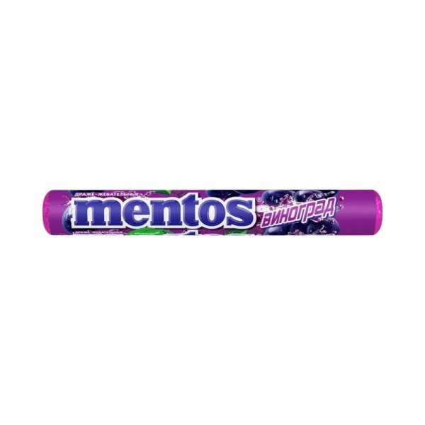 Drazhe zhevatelnoe Mentos Vinograd 37,5g