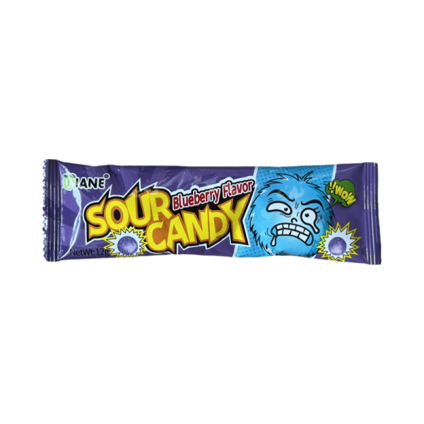 Konfety Ujane Wow Sour kislye so vkusom cherniki 12g