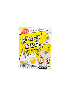 Конфеты Grinning Super lemon лимонные 20г