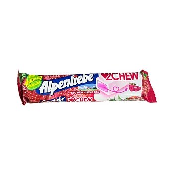 Жевательные конфеты AlpenLiebe со вкусом клубники 25г
