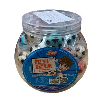 Мармелад Fancy с жидкой начинкой футбол