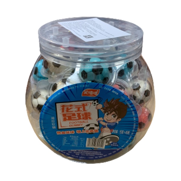 Marmelad Fancy s zhidkoy nachinkoy futbol