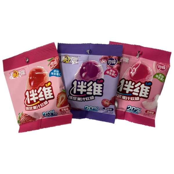 Marmelad Yi Yuan Wei Ding s zhidkoy nachinkoy fruktovyy 20g