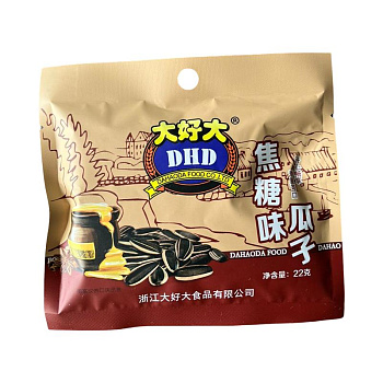 Семечки подсолнечника Dahaoda со вкусом карамели 22г