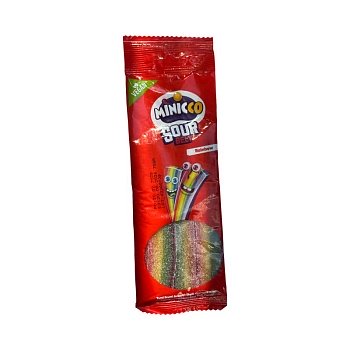 Мармеладные ремешки Minicco тутти-фрутти 75г