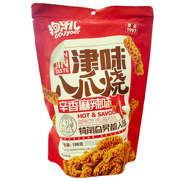 Chipsy Gouyaer Jinwei Octopus Yaki pryanyy osminog 188g_2