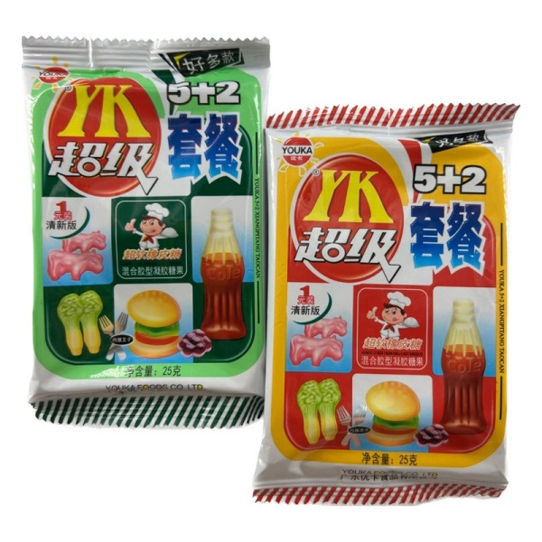 Marmelad Youka Fastfud 25g