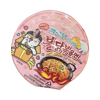 Лапша Samyang острая со вкусом курицы в соусе карбонара 70г