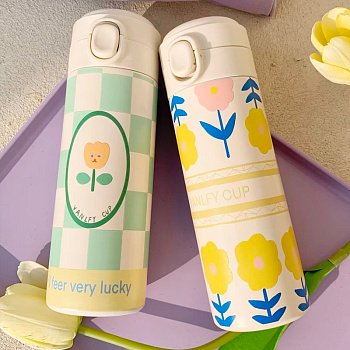 Термос Yokee Vacuum Flower 500мл